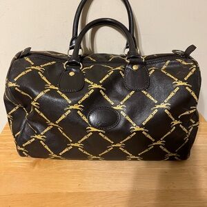 Longchamp Vintage Leather Satchel